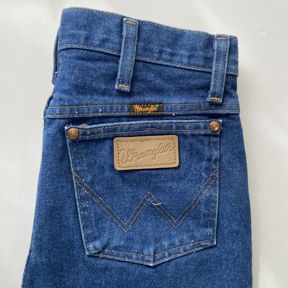 VTG Y2K Wrangler Rigid Cowboy Cut Slim Fit Jeans 936DEN Unisex 29x 34 - Picture 11 of 12